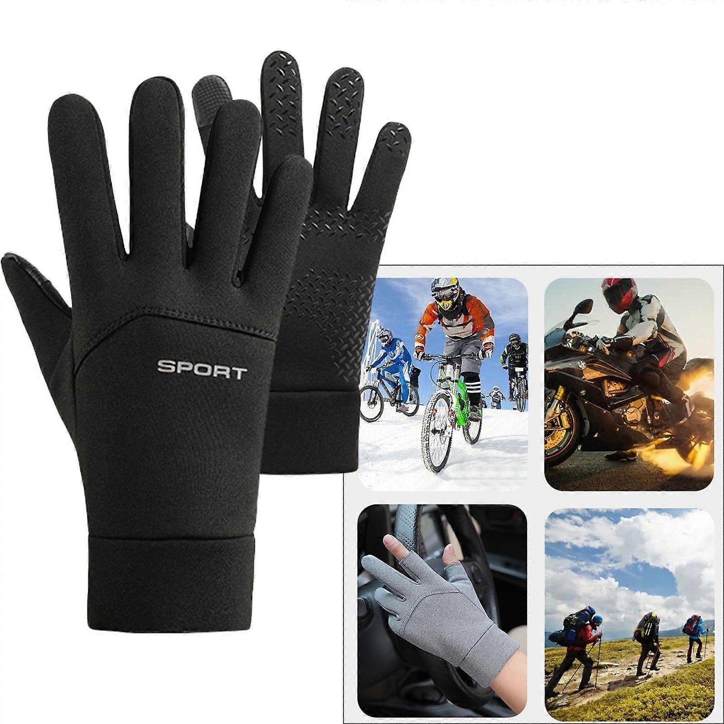 Handschoenen voor Koud Weer – 2 Stuks Ski- & Trekkinghandschoenen